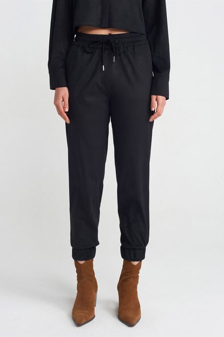 Faux Suede Joggingbyxor - Image 4