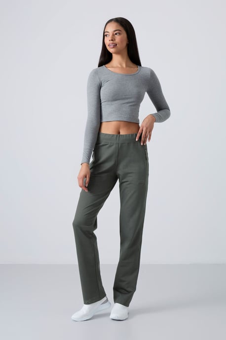 Dames Rechtaf Fleece Joggingbroek - Image 1