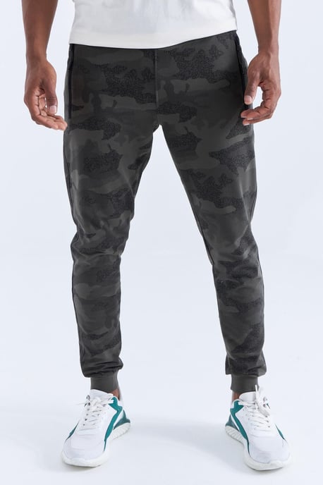 Heren Camouflage Slim Fit Trainingsbroek - Image 4
