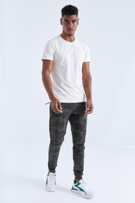 Heren Camouflage Slim Fit Trainingsbroek - Image 5