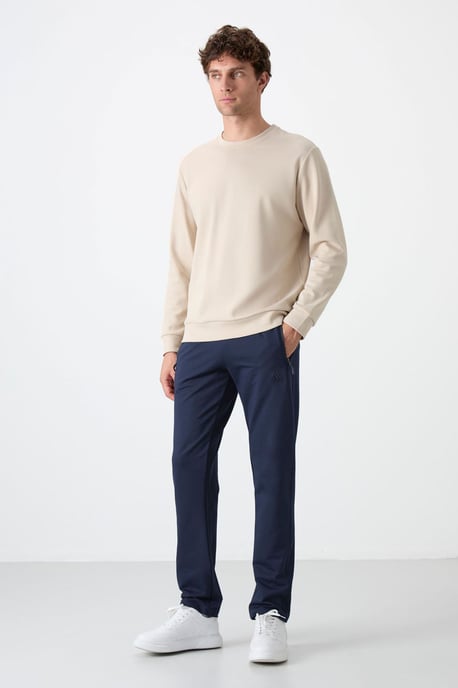 Heren Regular Fit Rechtvallende Sweatpants - Image 3