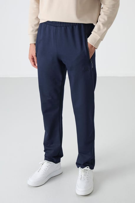 Heren Regular Fit Rechtvallende Sweatpants - Image 5