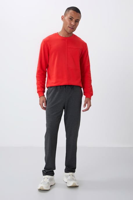 Heren Regular-Fit Katoenmengsel Sweatpants - Image 2