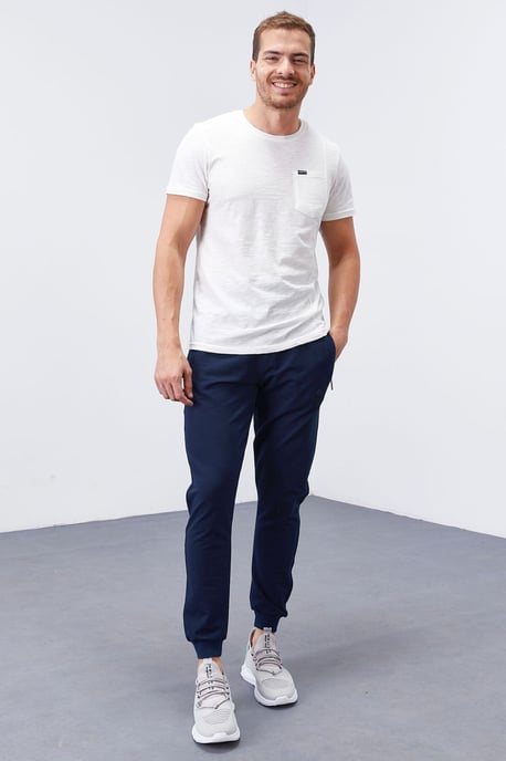 Herr Slim-Fit Fleecebyxor - Image 5