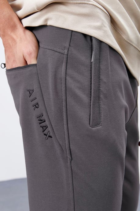 Herr Slim-Fit Fleecebyxor - Image 4