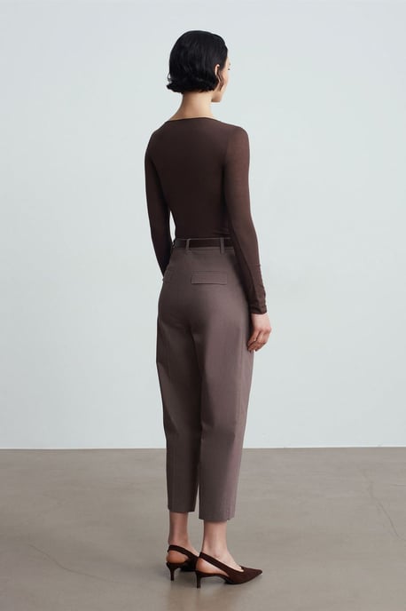 Belted Rechte Pantalon - Image 2