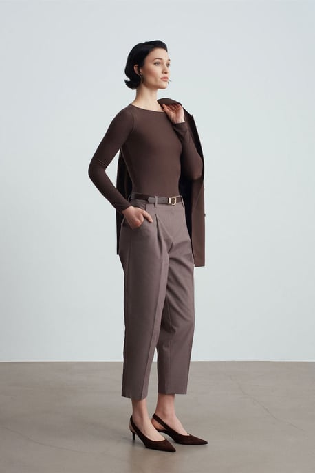Belted Rechte Pantalon - Image 4