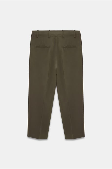 Dames Hoge Taille Capri Broek met Ceintuurlint - Image 6