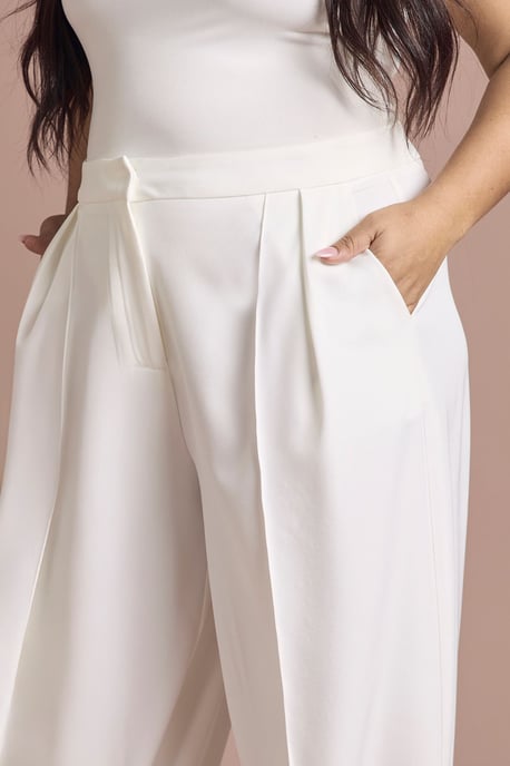 Plus Barrel Leg Tailored Trouser - Image 4