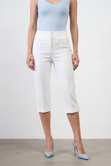 Hoge Taille Capri Sigarettentrousers - Image 3