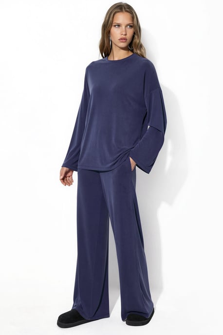 Pull On Straight Leg Pants - Image 2