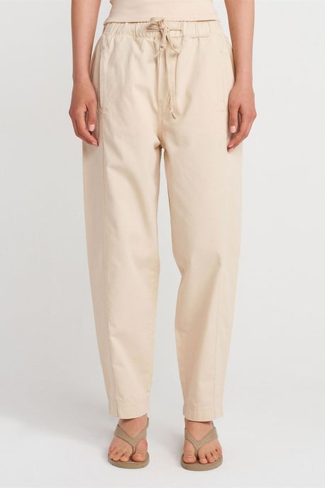 Katoenen Poplin Rechzijdige Joggingbroek - Image 4