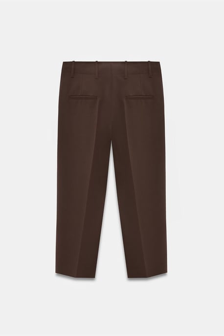 Dames Hoge Taille Capri Broek met Ceintuurlint - Image 5