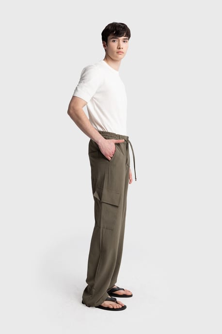 Heren Katoenen Rechte Knit Broek - Image 4