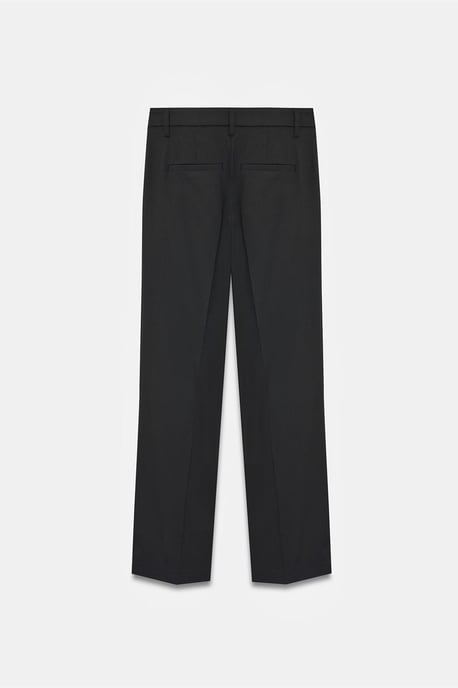 Women's High-Waist Straight-Leg Crepe Trousers - Image 6