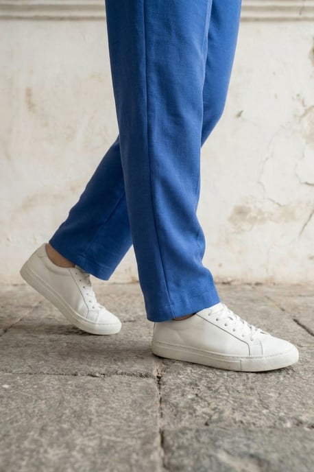 Hoge Taille Rechte Crepe Broeken - Image 6