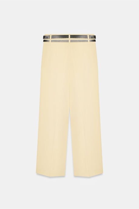 Hoge Taille Wijde Pantalon met Plissé - Image 6