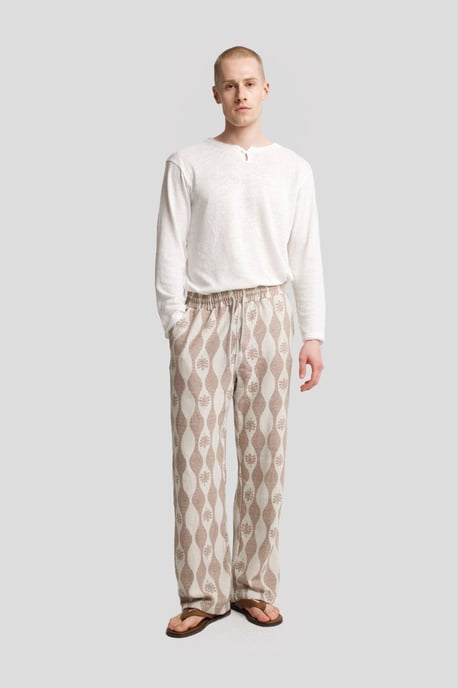 Heren Katoenen Trui Wijdpantalon - Image 3