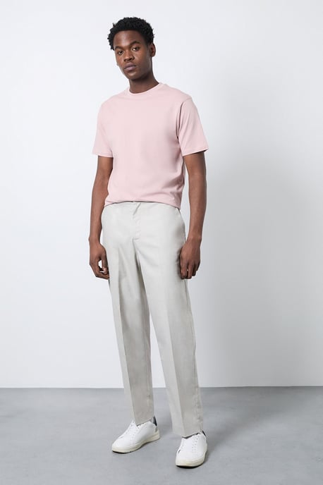 Natural Smart Elasticated Waist Trousers - Image 1