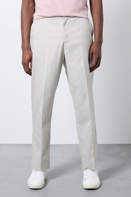 Natural Smart Elasticated Waist Trousers - Image 2