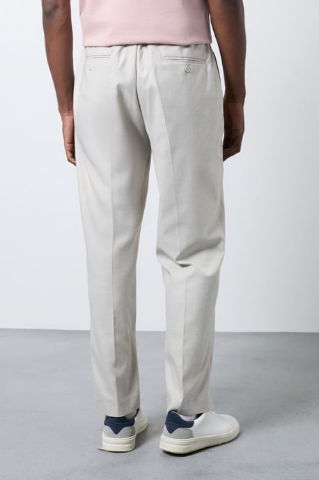 Natural Smart Elasticated Waist Trousers - Image 3