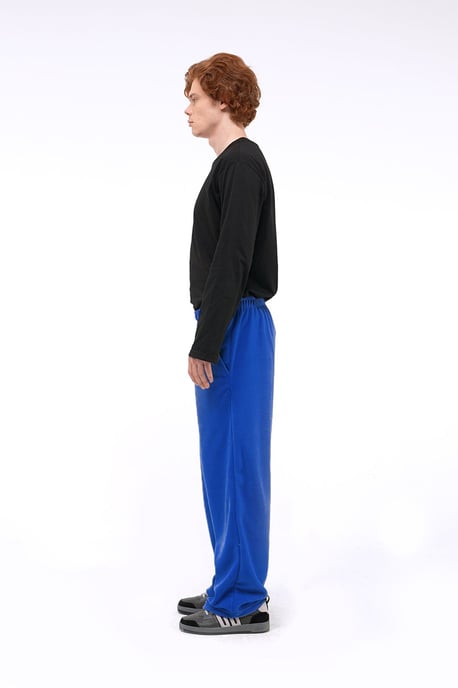 Heren Relaxed Fit Wijde Pijpen Instapbroek - Image 2