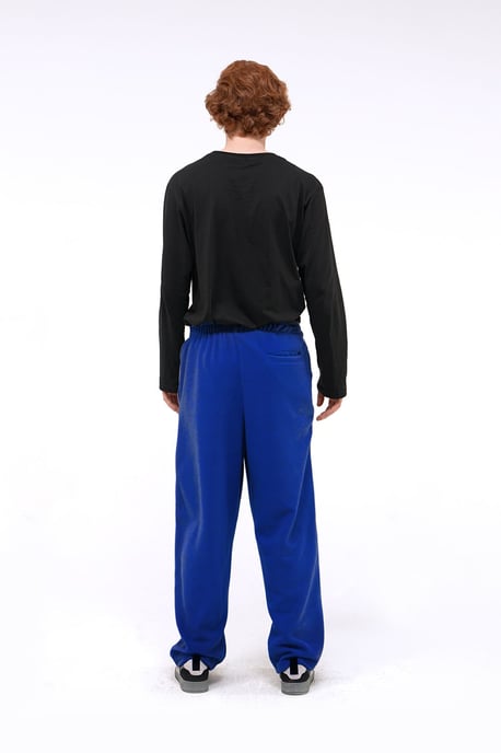 Heren Relaxed Fit Wijde Pijpen Instapbroek - Image 3