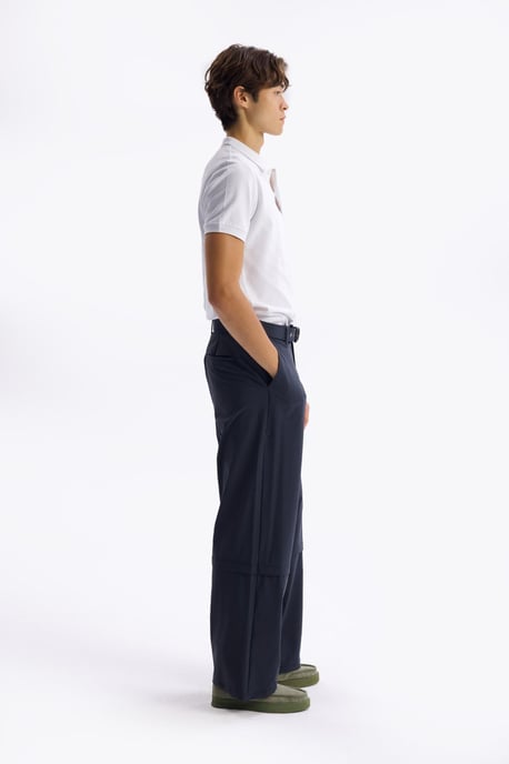 Heren Brede Pantalon van Tricot met Riem - Image 6