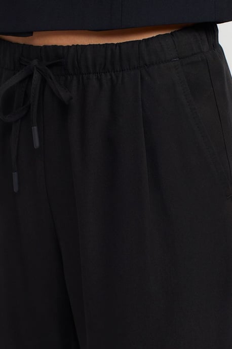 Dames Wijde Tencel Broek met Touwtjes in de Taille - Image 4