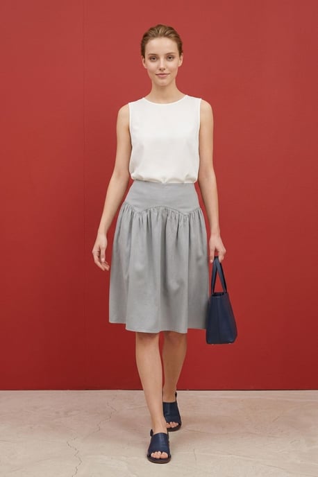 Hoog-Taille Lyocell Crepe Broek - Image 1