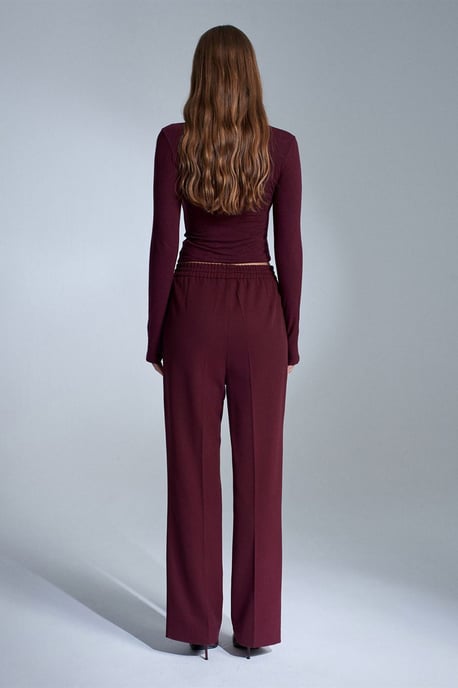 Women’s Straight-leg Crepe Trousers - Image 3