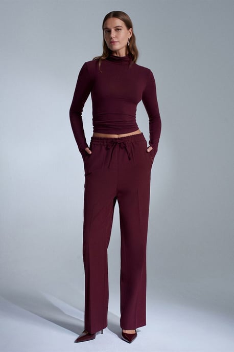 Women’s Straight-leg Crepe Trousers - Image 4