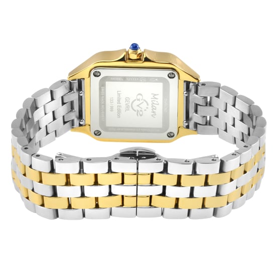 GV2 Milan Women's Malachite Dial, Two toned SS/IPYG Bracelet Watch - Image 2