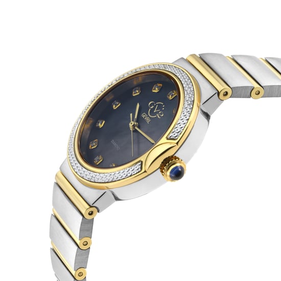 GV2 Women's Sorrento Diamond sWiss Quartz Black MOP Dial, Watch - Image 3