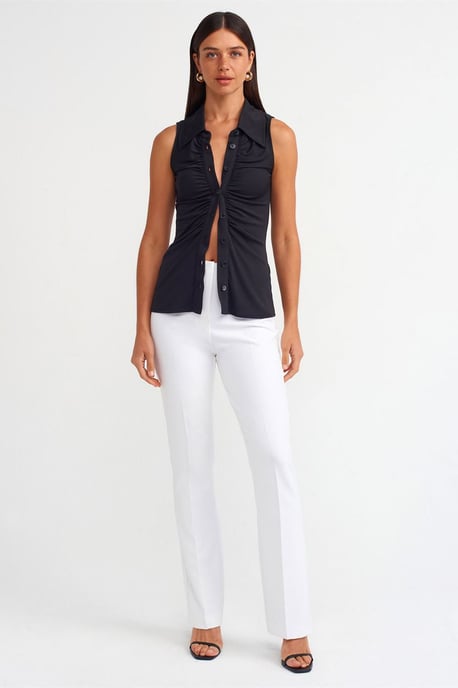 High-Waist Flare Pants - Image 1
