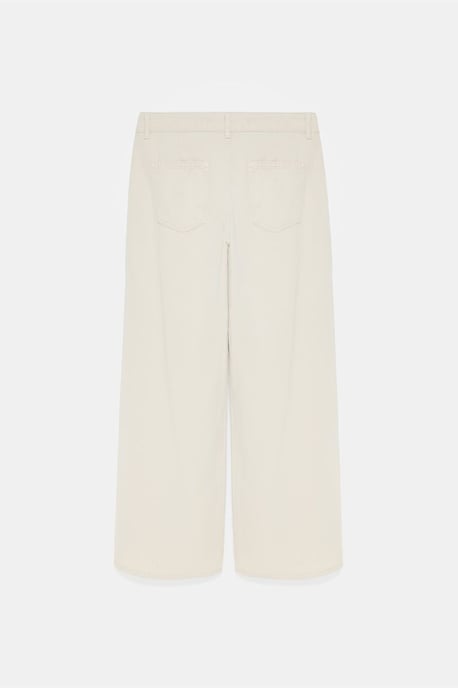 Mid-Waist Wide-Leg Pleated Trousers - Image 6