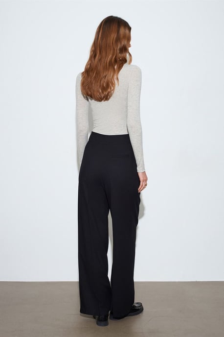 Gestrikte Wijde Pantalons - Image 3