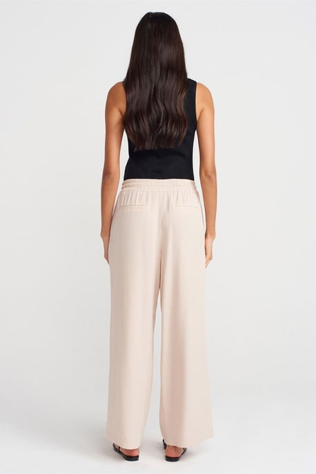 Tencel Wijde Pantalon met Trekkoord Taille - Image 2