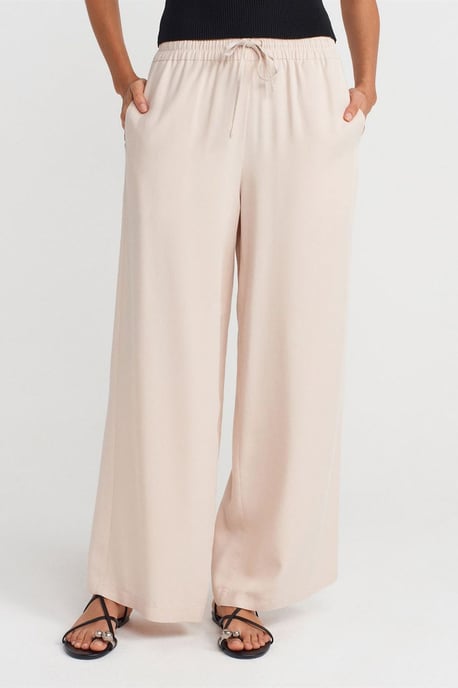 Tencel Wijde Pantalon met Trekkoord Taille - Image 4