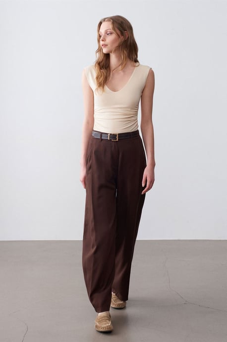 Plissé Wijde Pantalon - Image 4