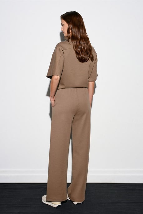 Wide-leg Knit Trousers - Image 2