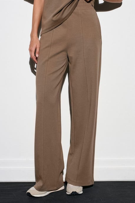 Wide-leg Knit Trousers - Image 5