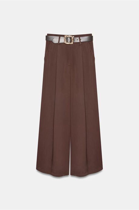 Hoge Taille Plissé Wijde Pantalon - Image 5