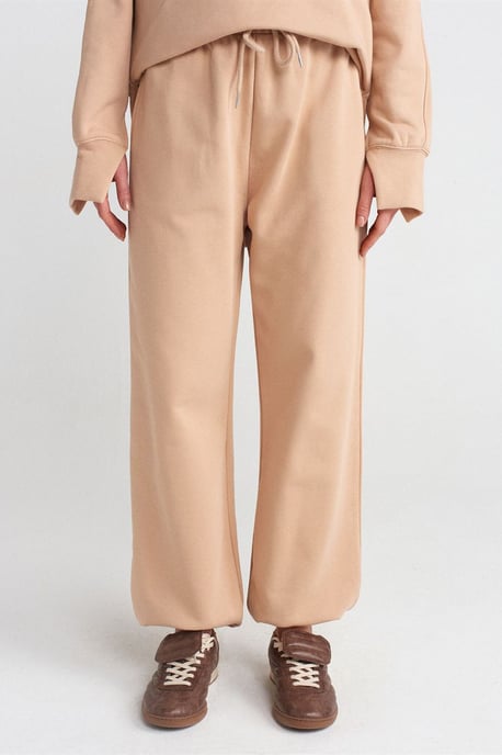 Dames Brede Pijpen Fleece Joggingbroek - Image 3