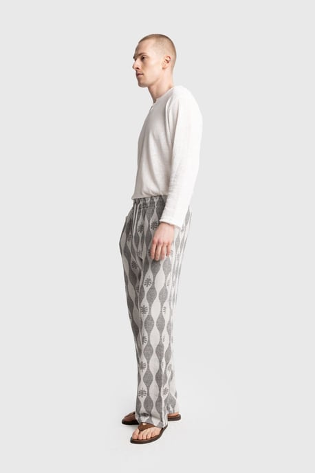Heren Katoenen Breiselbroek met Wijde Pijpen - Image 2