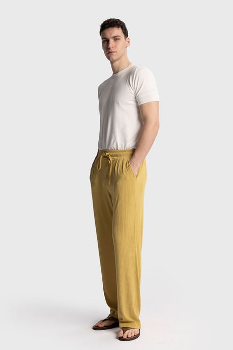 Ontspannen Pasvorm Rechte Pijpen Broek - Image 5