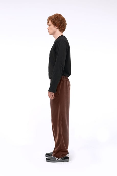 Heren Relaxed Fit Wijde Pijpen Instapbroek - Image 2