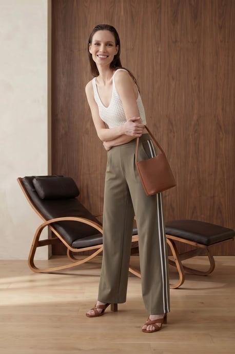Hoge Taille Plissé Wijde Pantalon - Image 5