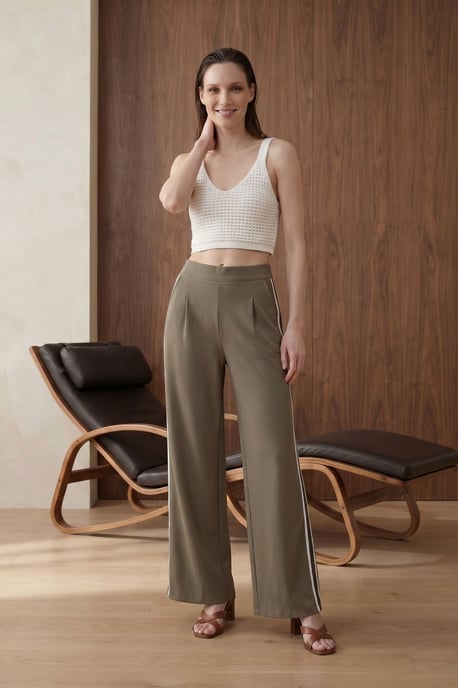 Hoge Taille Plissé Wijde Pantalon - Image 6