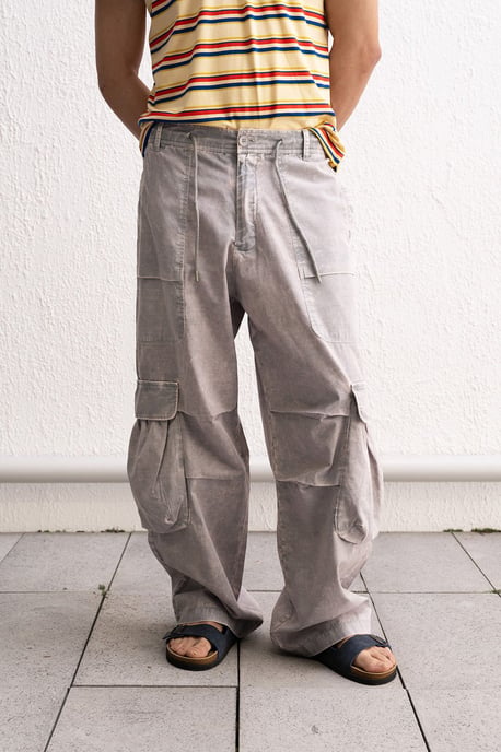 Wide Leg Cargo Pants - Image 1